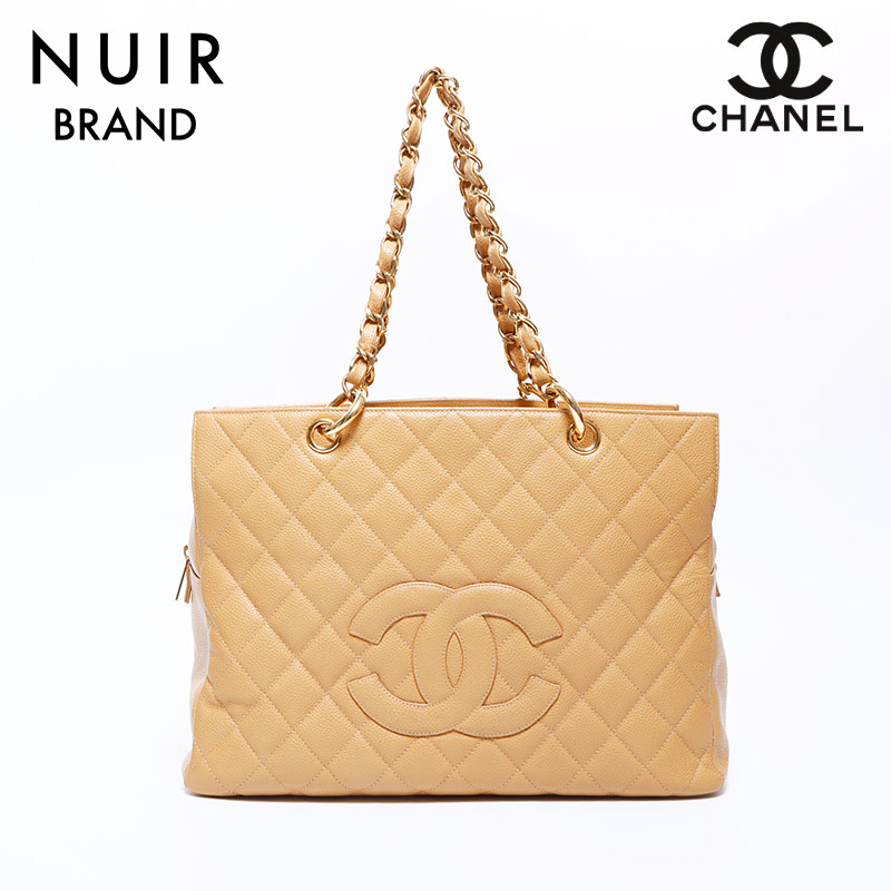 楽天市場】シャネル CHANEL 7番台 キャビアスキン ココマーク トート