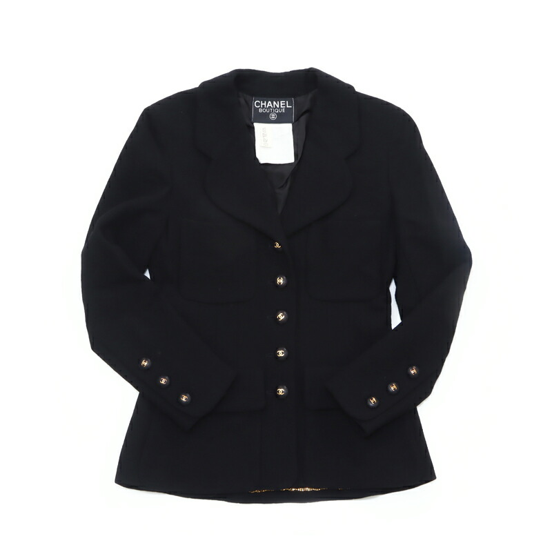 楽天市場】シャネル CHANEL ツイード ココボタンSize:40 ジャケット