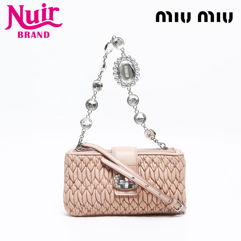 楽天市場】ミュウミュウ ナッパ クリスタルの通販