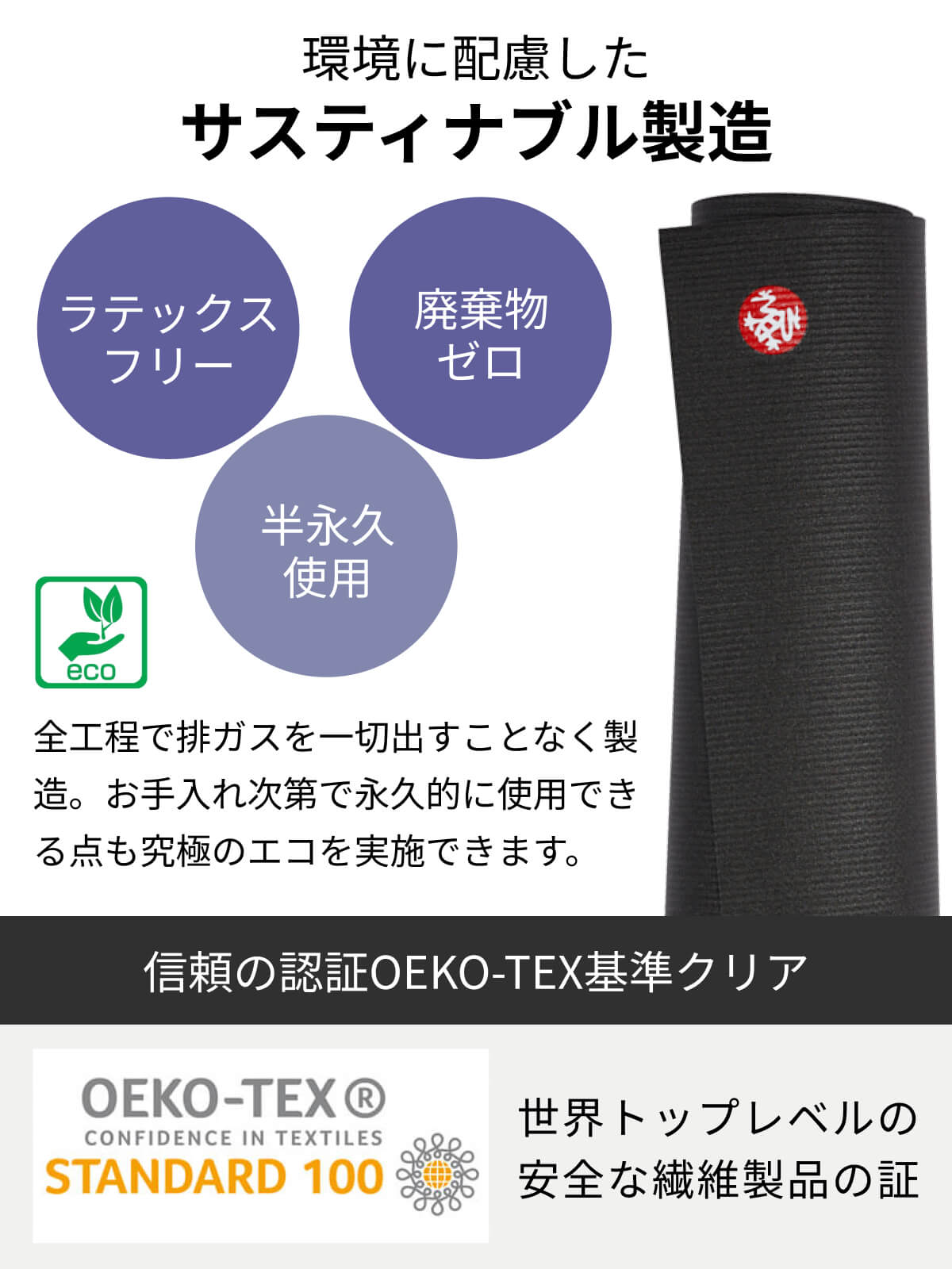 楽天市場】マンドゥカ Manduka ヨガマット プロ ブラックマット 6mm
