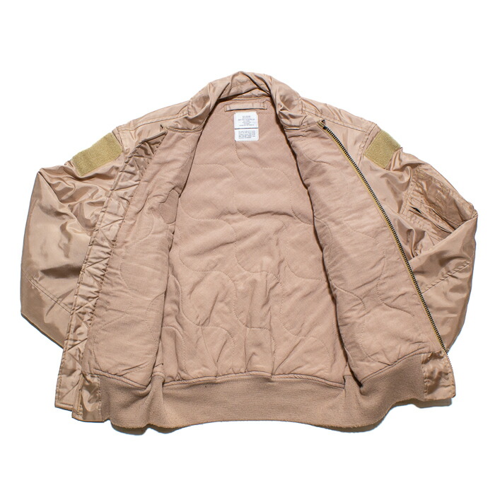 楽天市場】US CWU-45/P FLIGHT JACKET 05`s TAN COLOR 【米軍 CWU-45/P