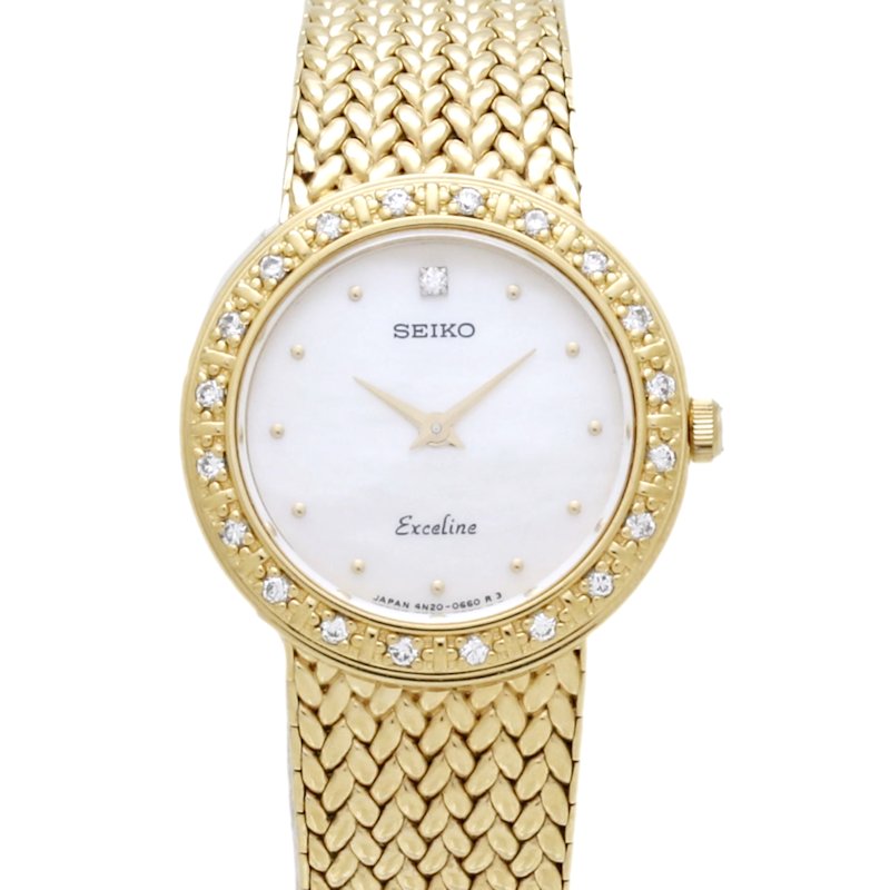 楽天市場】SEIKO セイコー エクセーヌ ダイヤモンドベゼル 4N20-0390