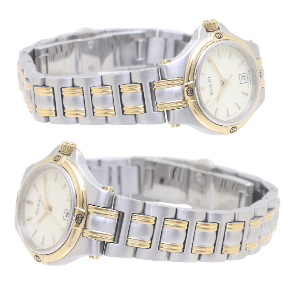 楽天市場】GUCCI グッチ 9045シリーズ 9040L【電池交換済】ステンレス
