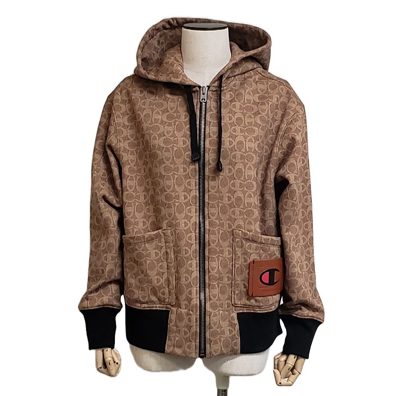 楽天市場】COACH コーチ チャンピオンコラボ フリースジップフーディ