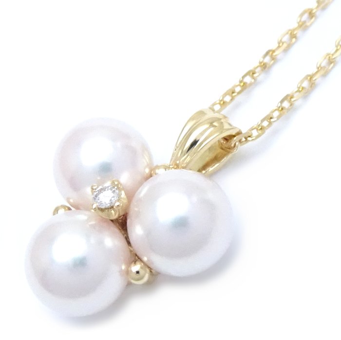 楽天市場】MIKIMOTO ミキモト パール ネックレス 真珠6.7ミリ 3ケ