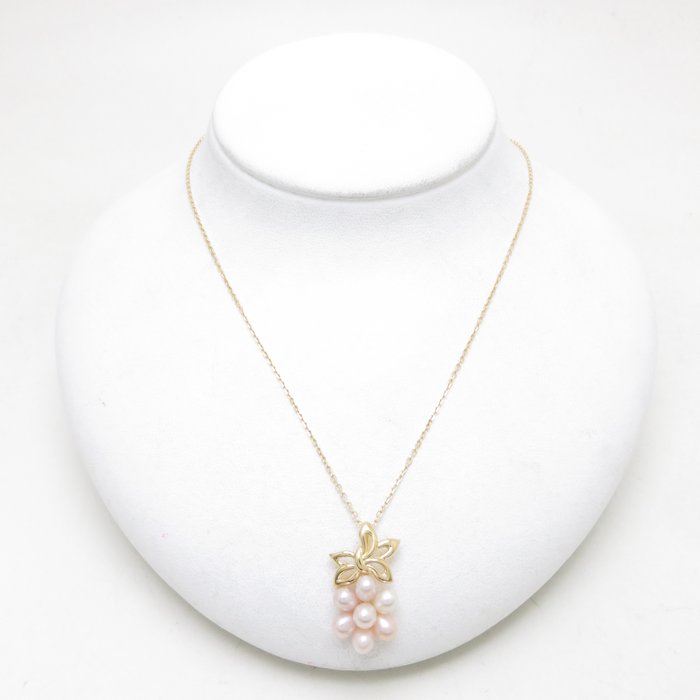 楽天市場】ミキモト MIKIMOTO ネックレス 葡萄モチーフ K18YG パール