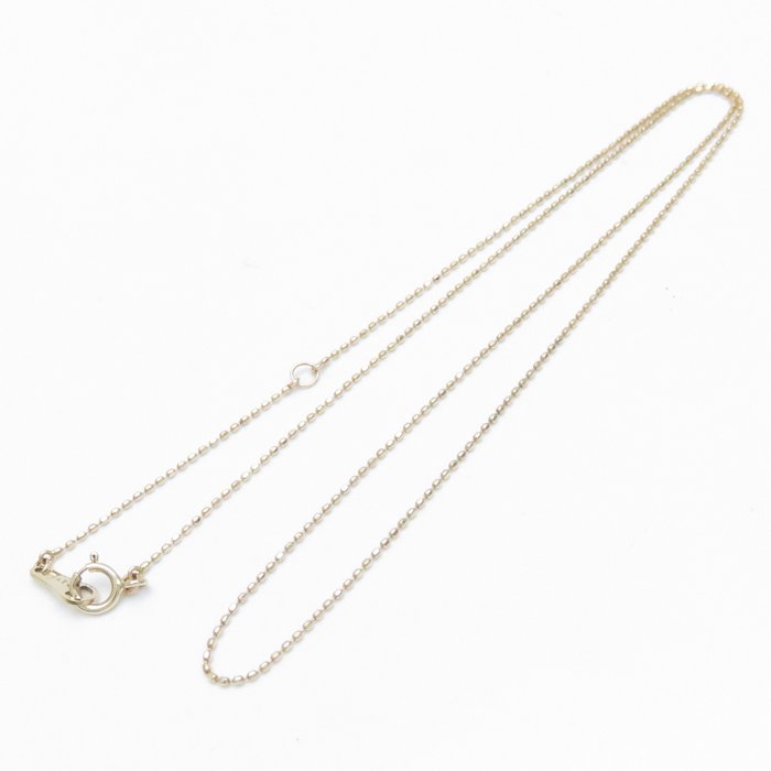 楽天市場】agete アガット チェーンネックレス K10YG 40cm 0.9グラム