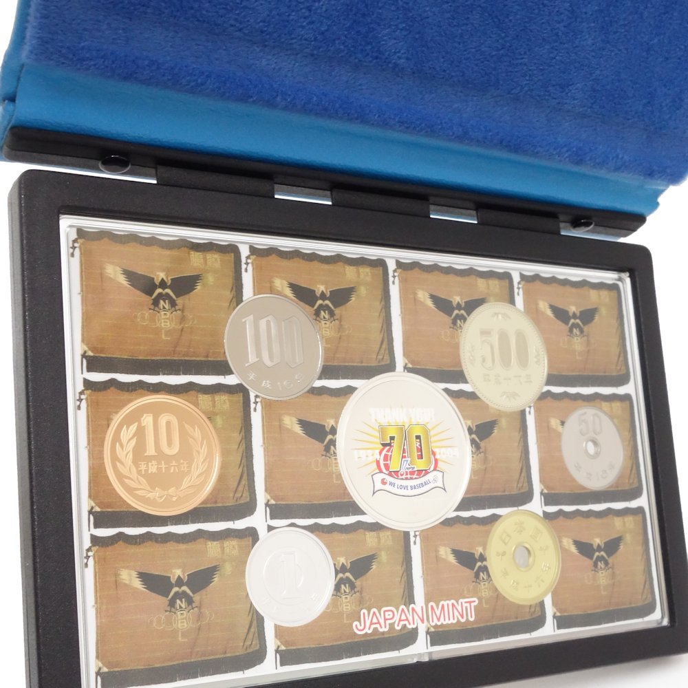 楽天市場】プロ野球誕生70年 プルーフ貨幣セット 造幣局 平成16年 2004