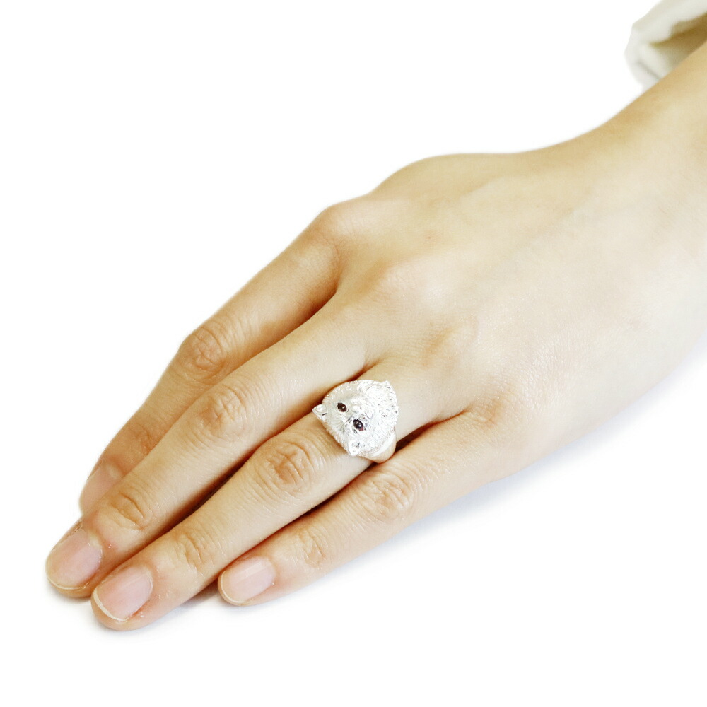 楽天市場】シルバー925製 毛並みまで再現されたネコのリング