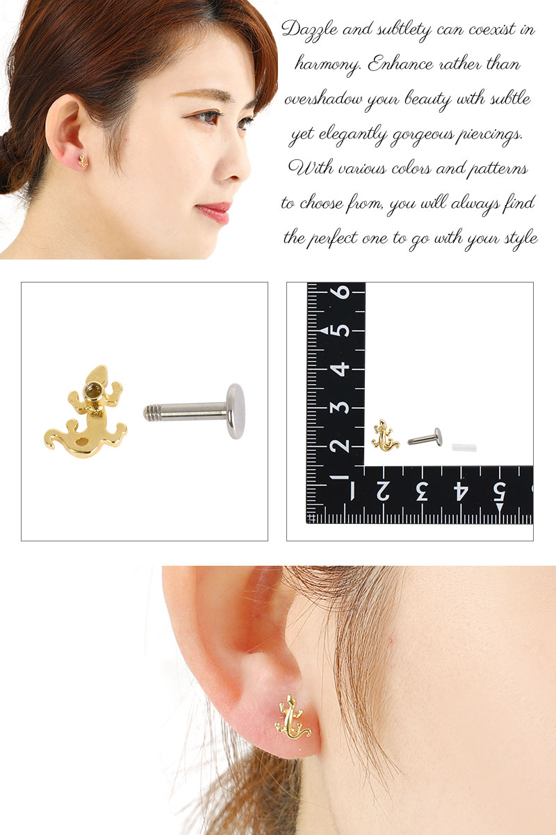 ピカケページ】Hawaii・プアケニケニピアス・4セット ピカケページ