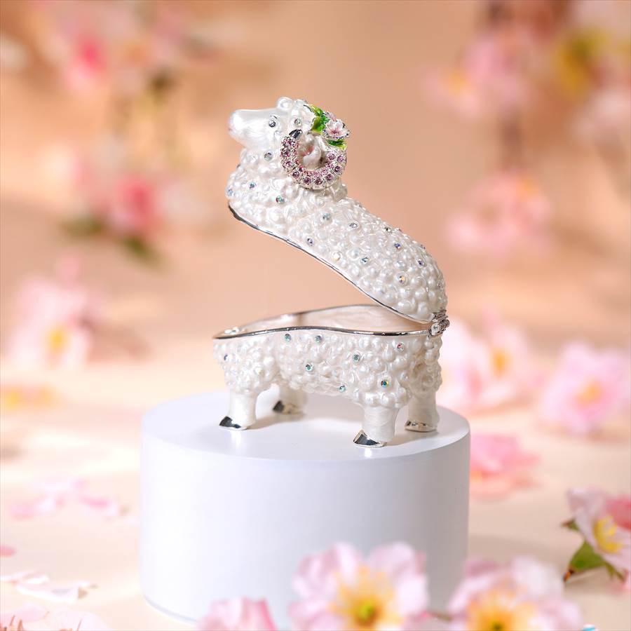 楽天市場】【正規品】 小桜羊 未 ひつじ 未 干支 ジュエリーボックス