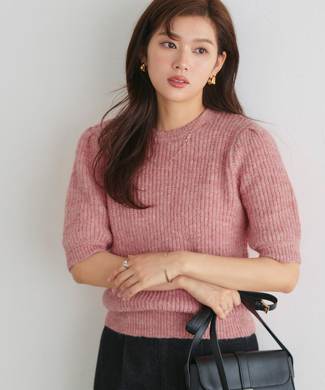 楽天市場】≪冬SALE！≫ウール混パフスリーブニット ☆ ニット ウール