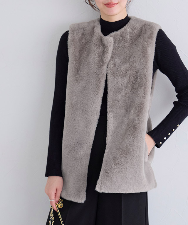 Na.e ハンドメイド ウールジレ トープ 未使用 Na.e ナエ ハンドメイド