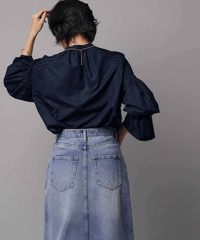 楽天市場】[RASW] デニムスリットスカート ☆ スカート デニムスカート