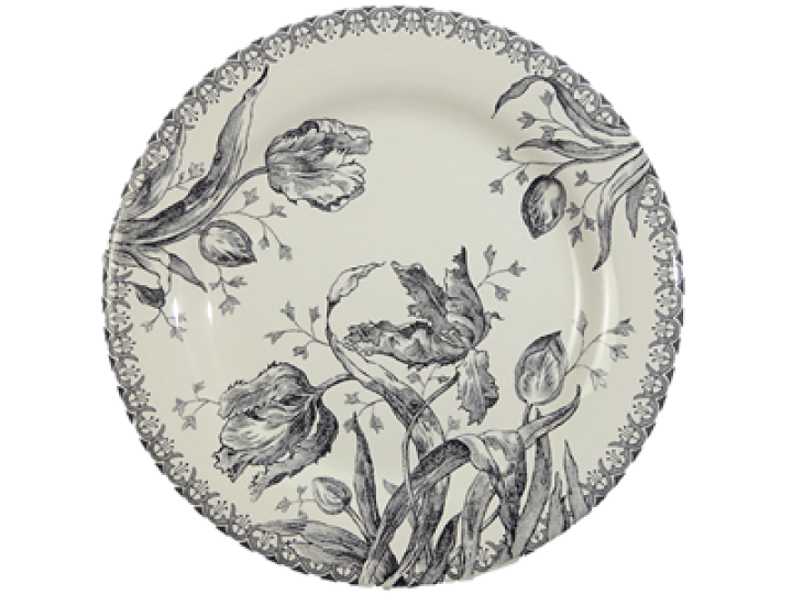 楽天市場】ジアン チューリップ ノワールディナープレート27.4cm