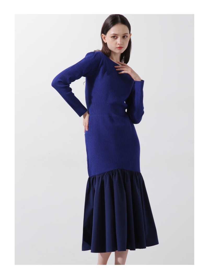 楽天市場】【SALE／50%OFF】タフタコンビニットワンピース