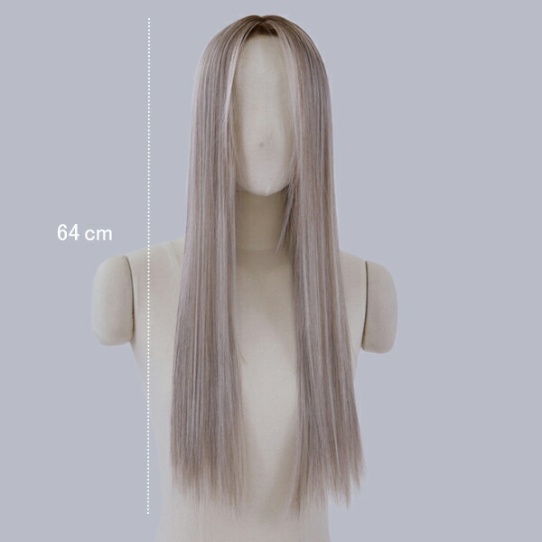 楽天市場】手植えフルウィッグ) ストレート25インチ スリックカット