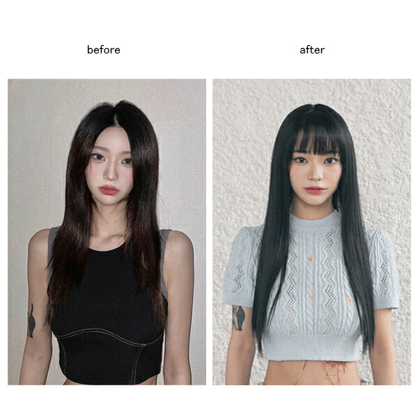 楽天市場】手植えフルウィッグ) ストレート25インチレイクカット