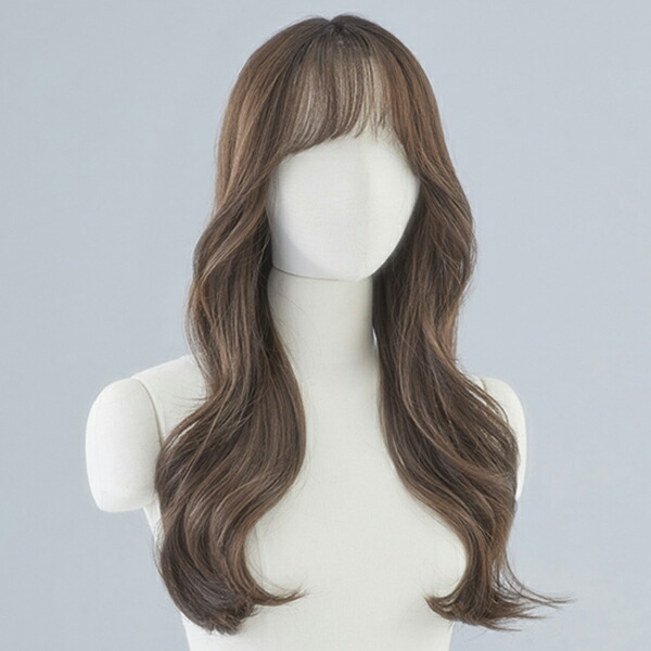 楽天市場】手植えフルウィッグ) シースルーバング ルーズCカールパーマ