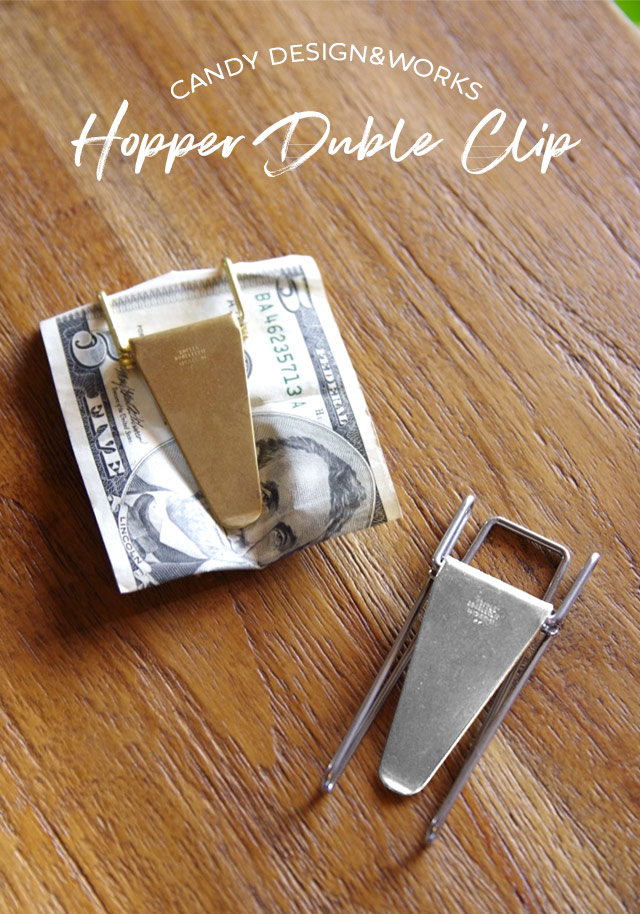 楽天市場】CANDY DESIGN & WORKS ホッパー ダブルクリップ Brass