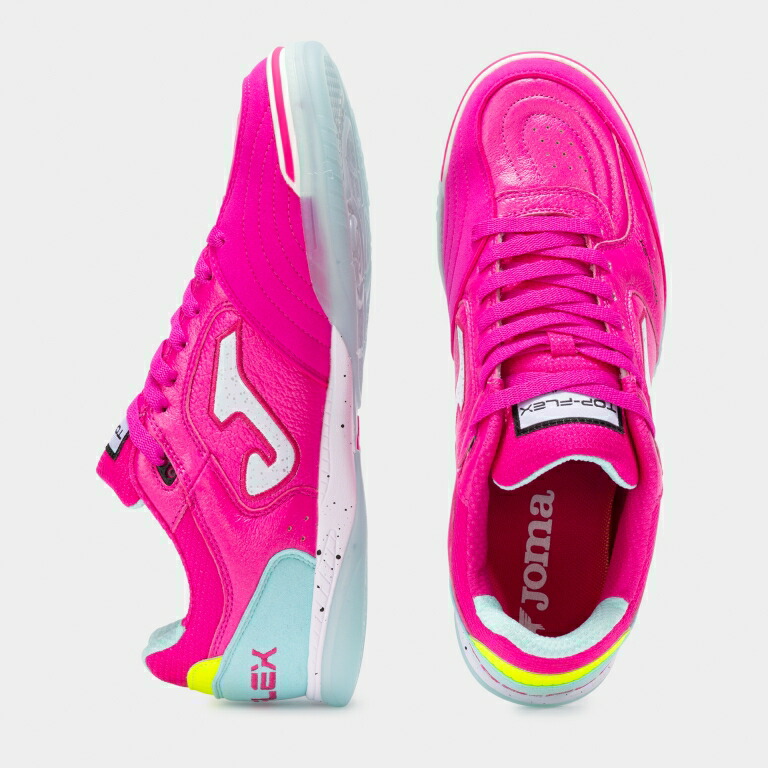 Joma Top Flex フットサルシューズ ピンク 収納バッグ付き Joma Top
