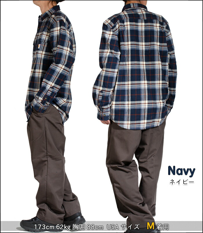 楽天市場】CARHARTT カーハート チェック柄 長袖 シャツ ネルシャツ