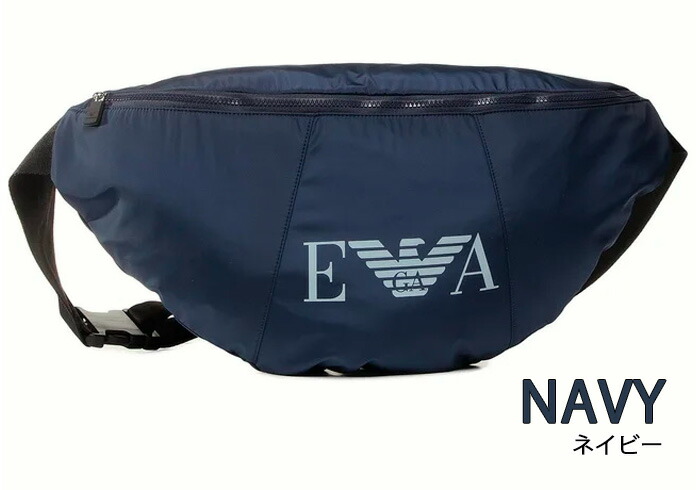 エンポリオアルマーニ ボディバッグ ネイビー/イエロー エンポリオ