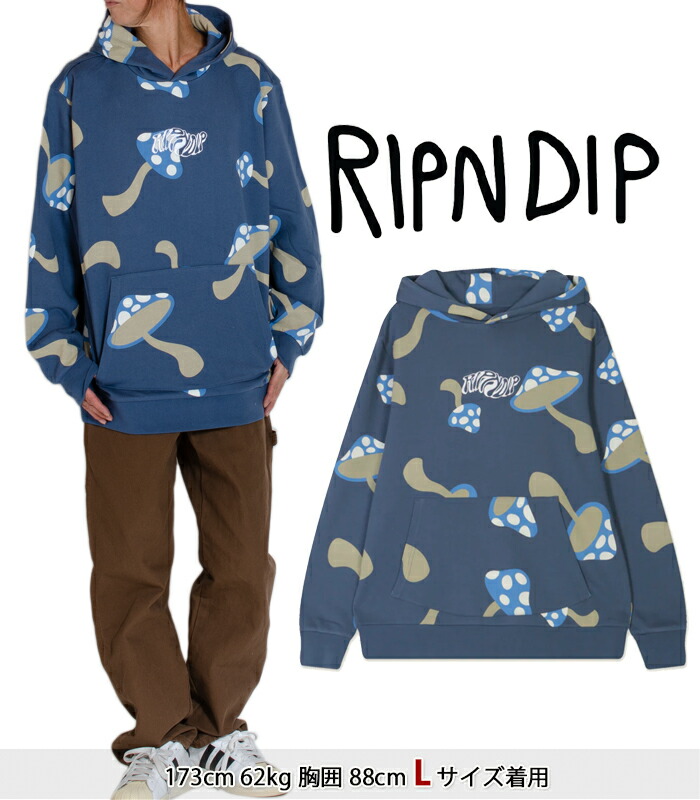 楽天市場】リップンディップ パーカー ロゴ RIPNDIP スウェット プル