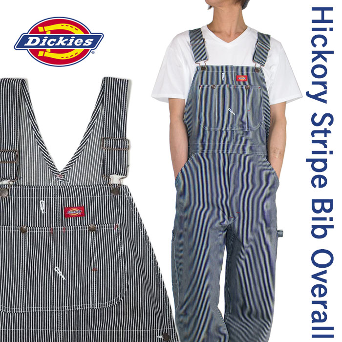 楽天市場】ディッキーズ オーバーオール DICKIES ヒッコリー メンズ