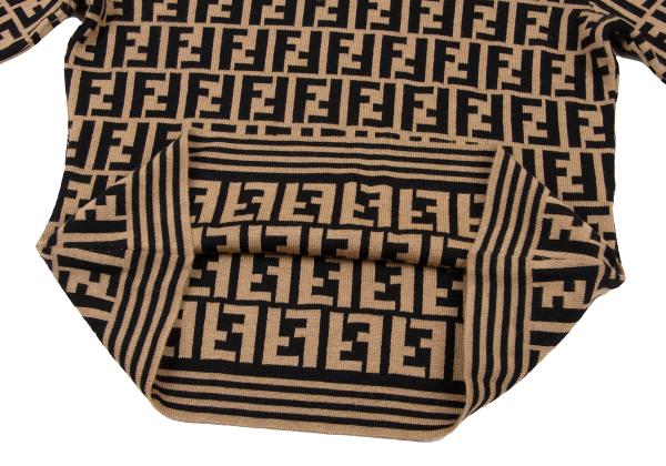 楽天市場】【中古】 フェンディFENDI ズッカ柄切替タートルネック