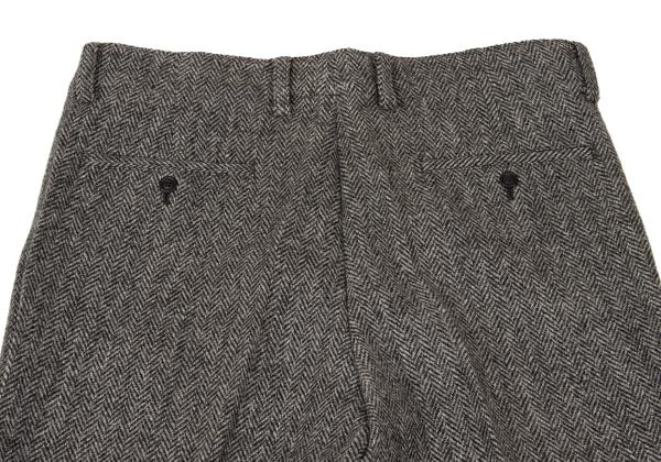 希少】ISSEY MIYAKE MEN ウール ヘリンボーン ワイドパンツ M 希少