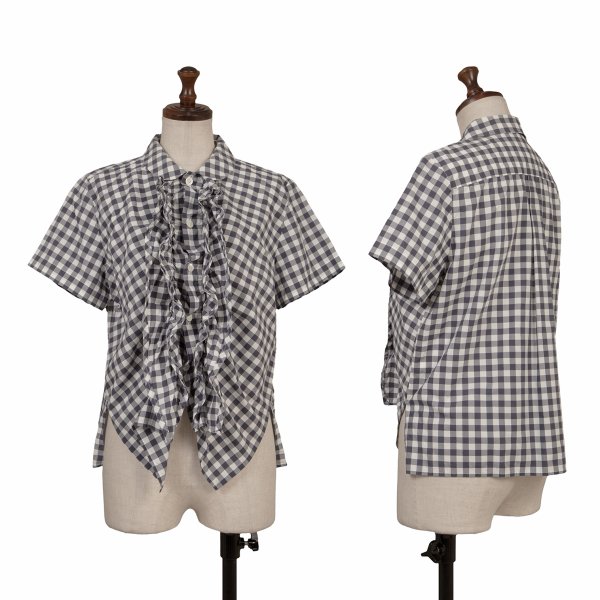 楽天市場】フリル ブラウス 半袖（ブランドコムデギャルソン）の通販