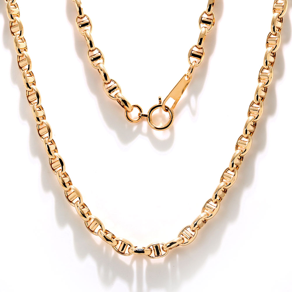 楽天市場】ネックレス チェーン スカルチェーン k18 チェーンのみ