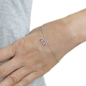 楽天市場】ピンクトルマリン・ブレスレット・猫・一粒・K10・ネコ