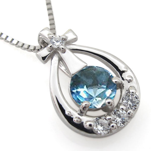 925/K18 ブルートパーズ クロス ペンダント ブルートパーズ メンズ