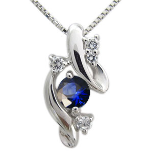 楽天市場】サファイア ネックレス 人気 30代 40代 50代 大人 かわいい