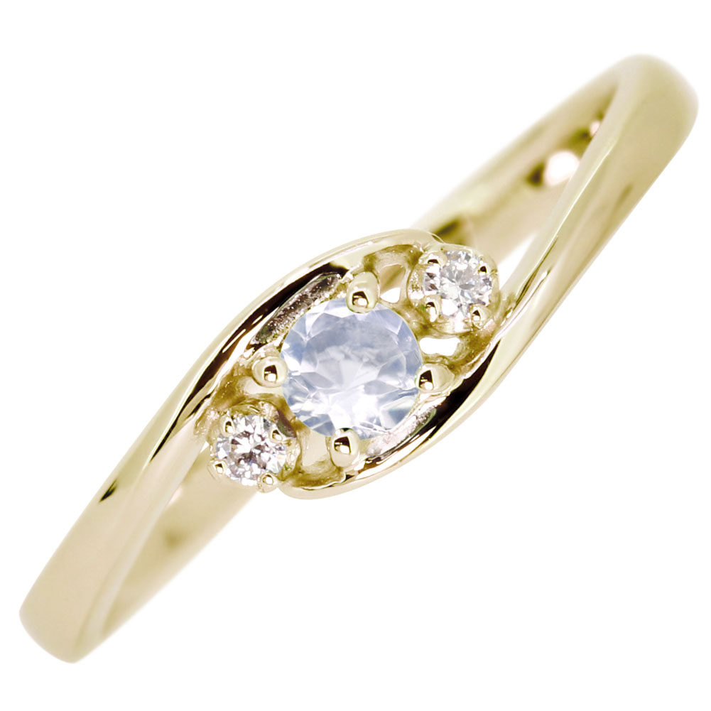 楽天市場】ロイヤルブルームーンストーン 指輪 リング レディース 10金