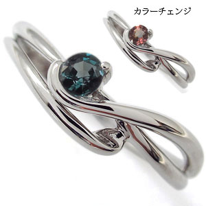 楽天市場】シンプル リング 指輪 さアレキサンドライト エレガント K10