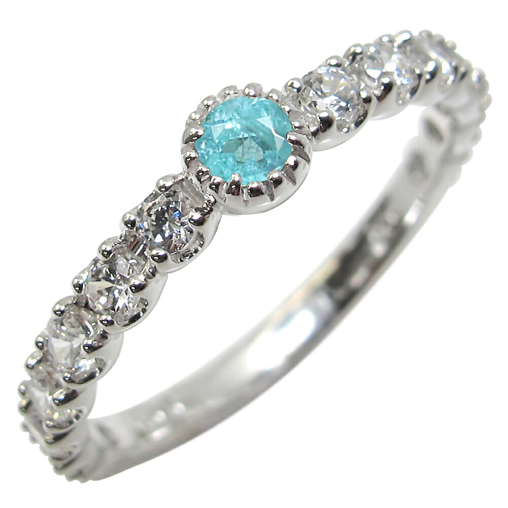 楽天市場】パライバトルマリン リング レディース 指輪 プラチナ