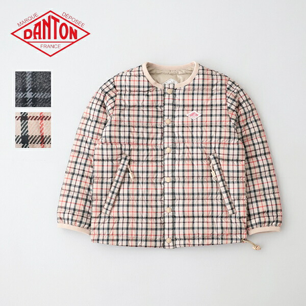 楽天市場】ダントン キッズ インナーダウンクルージャケット(チェック