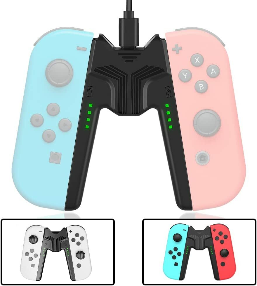 楽天市場】Joy-Con充電グリップ Switch Switch対応 V字型 joy-con 充電