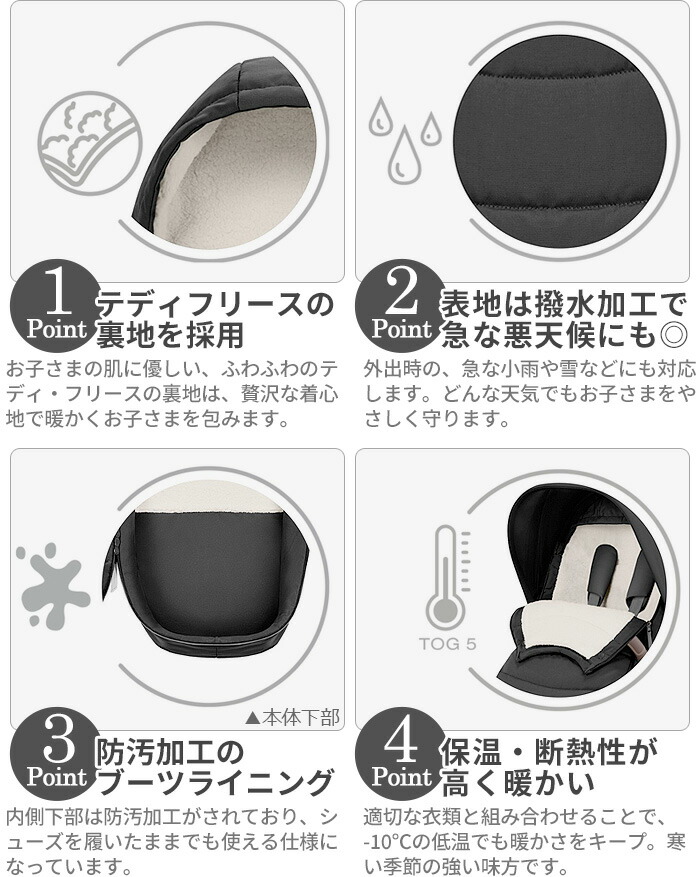 楽天市場】フットマフ サイベックス ミオス メリオ ベビーカー