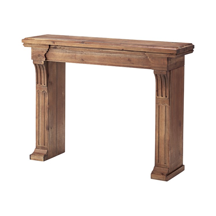 楽天市場】マントルピース 天然木 暖炉枠 飾り棚 テレビ台