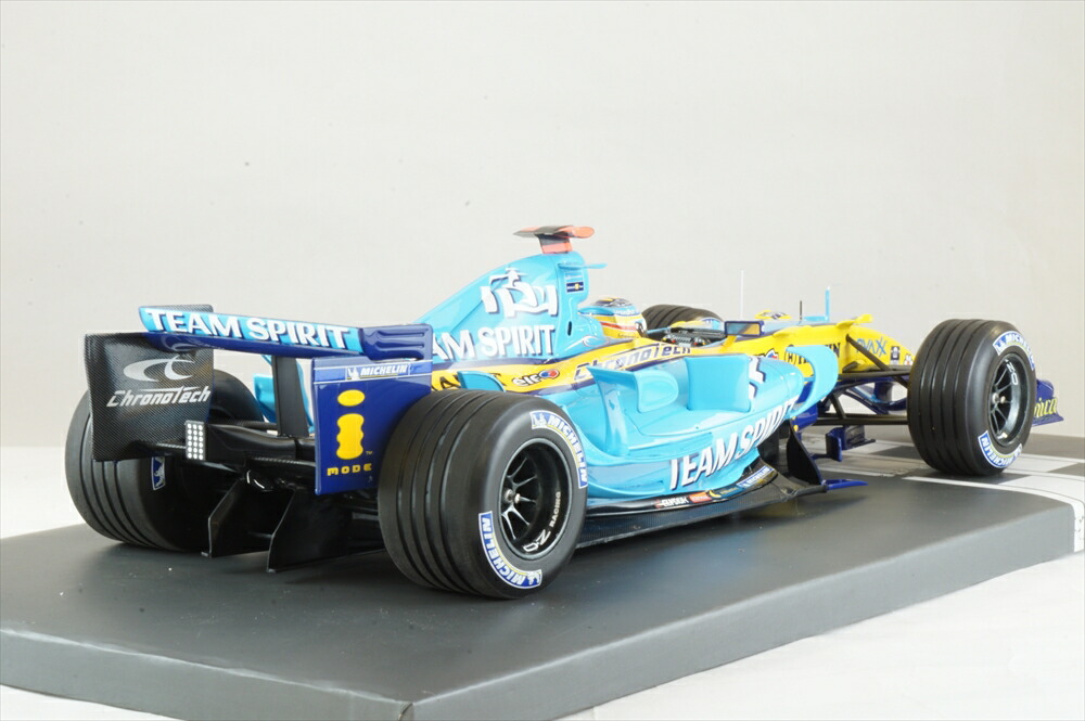 楽天市場】ミニチャンプス 1/18 ルノー R26 No.1 2006 F1 ブラジルGP