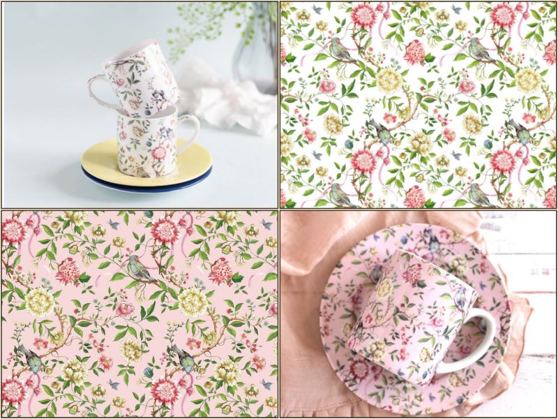 楽天市場】ポーセラーツ 転写紙 【白磁用・セット割】The Garden A3