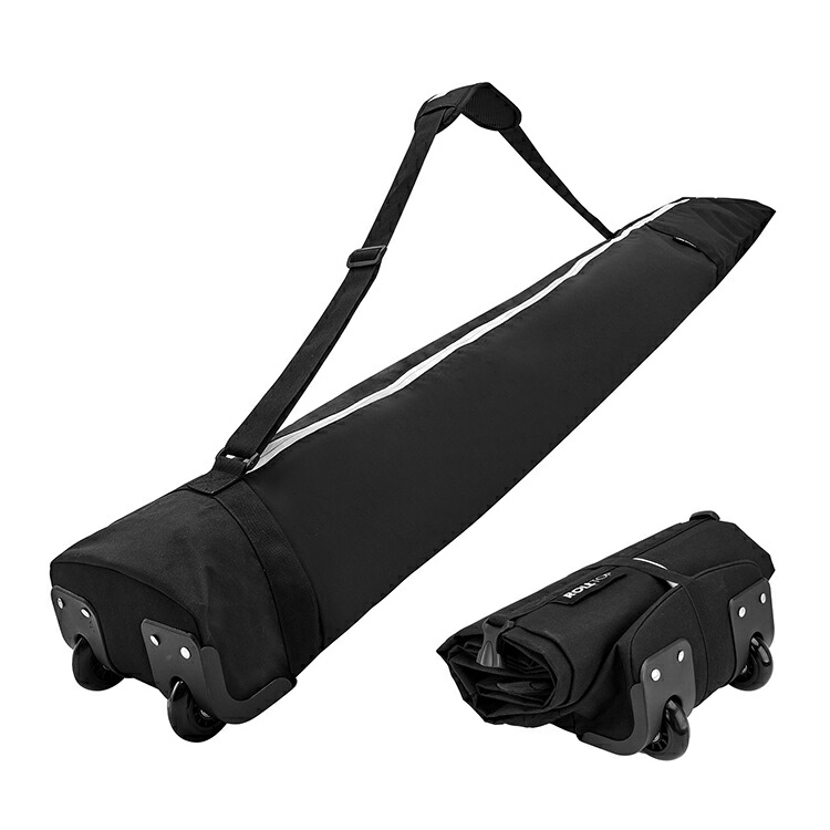 スキー・スノーボードバッグ キャスター付き 伸縮可能 155-167cm 対応
