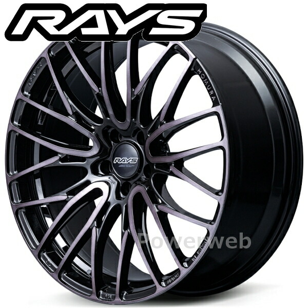 楽天市場】RAYS HOMURA 2x10BD BLACK CLEAR EDITION 18インチ 7.5J PCD