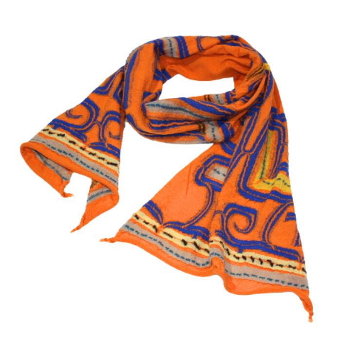 楽天市場】KAPITAL kapital 縮絨ウール POPアイヌ HAPPYマフラー EK