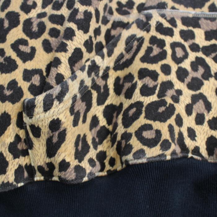 楽天市場】KAPITAL kapital 裏毛レパード柄 デビルフードパーカー