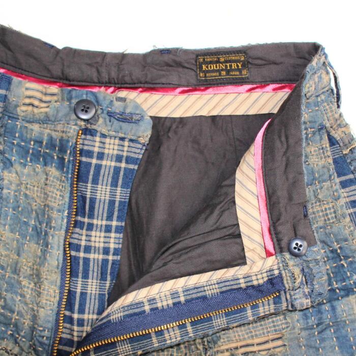 楽天市場】KAPITAL kapital BORO IVYショートパンツ K2505SP222